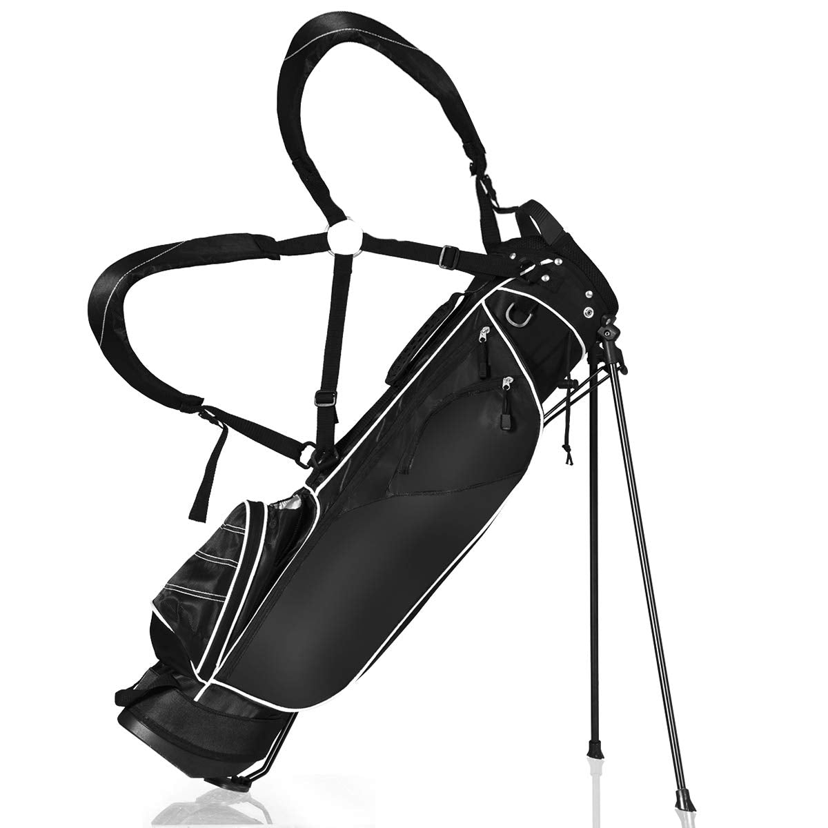Giantex Lightweight Golf Stand Bag, Organized Golf Club Bag, Easy Carry