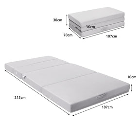Giantex 10cm Folding Mattress, Portable Sofa Bed Play Mat for Guests Kids