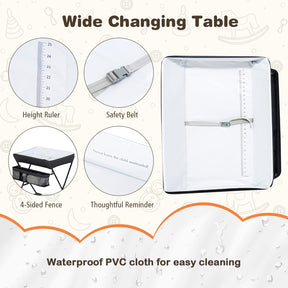 BABY JOY Baby Portable Changing Table