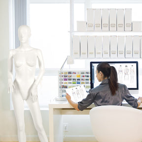 177 cm Female Mannequin, Adjustable & Detachable Manikin with Stable Iron Base