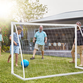 Kids Portable Soccer Goal, 1.8m x 1.2m FT Backyard Soccer Goal and Net with Strong PVC Frame