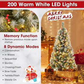 1.5m Artificial Xmas Tree with 450 PVC Branch Tips for Decoration