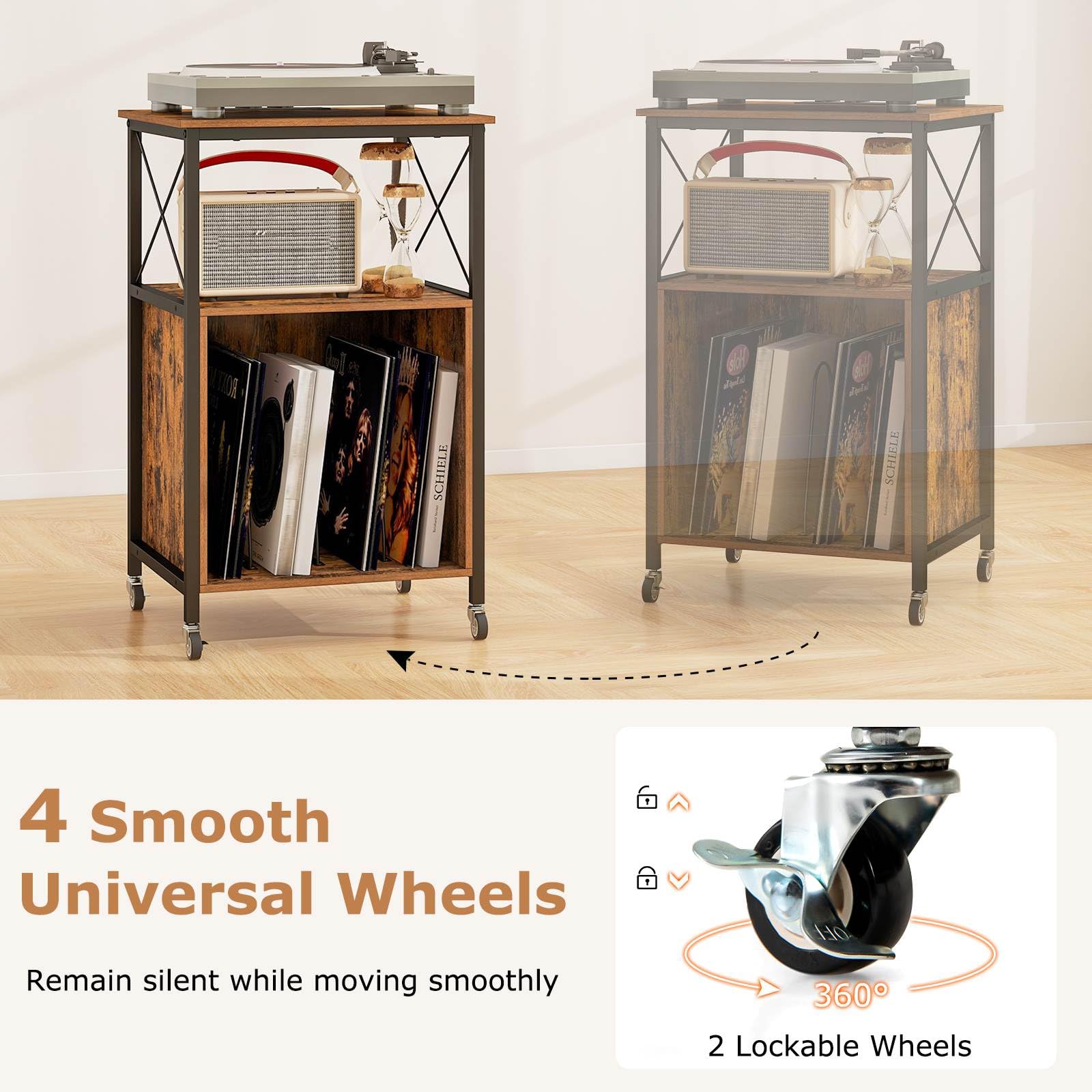 Giantex Record Player Stand, Turntable Stand