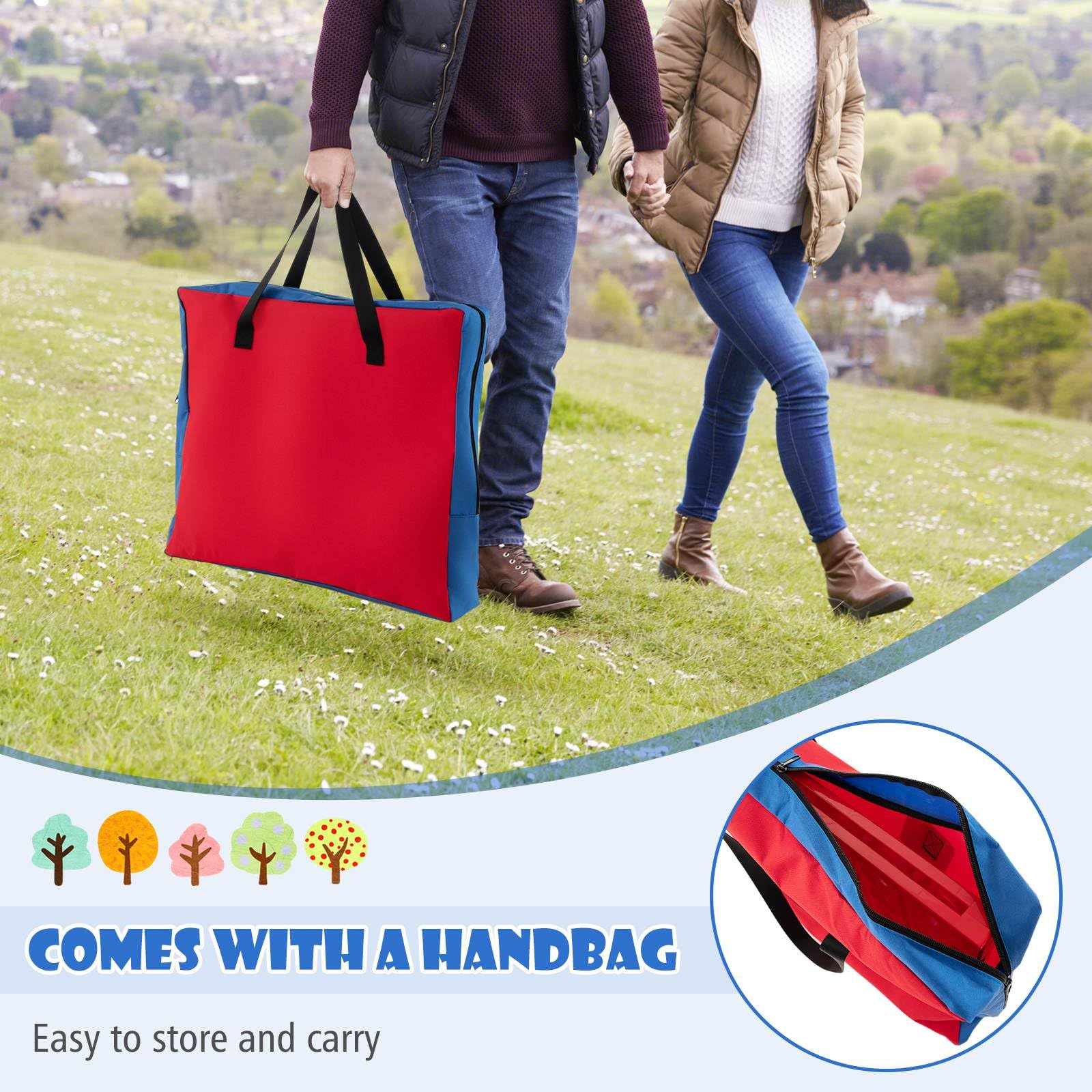Jumbo 4-to-Score Connect Game Set w/Carrying Bag & 42 Chesses