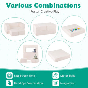 Baby Joy Convertible Foam Armchair for Children