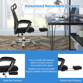 Giantex Ergonomic Office Chair with Footrest