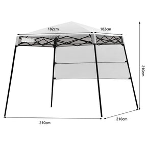 2.1m x 2.1m Slant Leg Pop-up Canopy, Outdoor Tent for Sun Protection