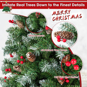 1.5m Artificial Xmas Tree with 450 PVC Branch Tips for Decoration