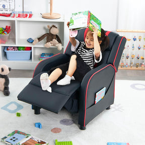 Kids Recliner Chair with Side Pockets