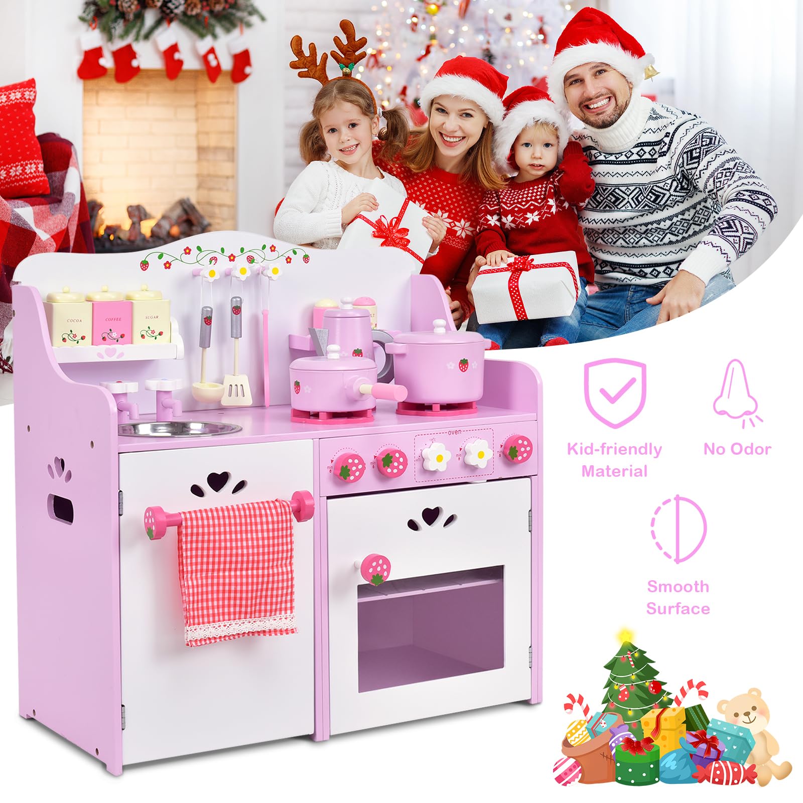 Cooking Toys with Utensils Appliances for Kids