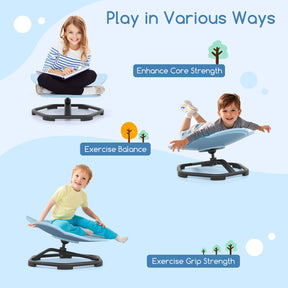 Elephant Sensory Swivel Chair with Non-Slip Metal Base for Autistic Kids