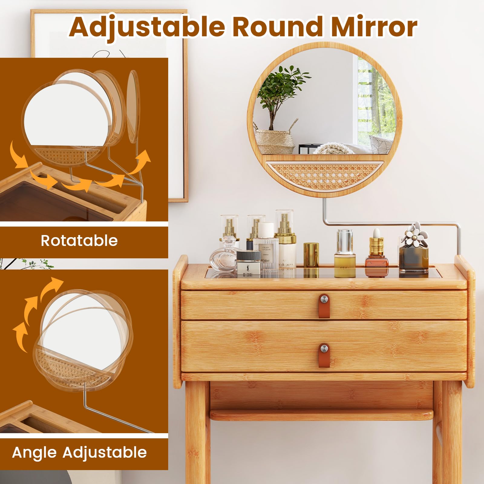 Giantex Makeup Vanity Table with Mirror