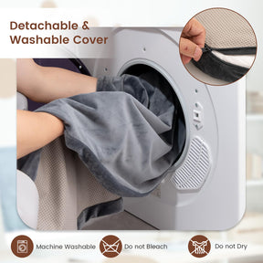 Dog Bed for Large Dogs, Orthopedic Dog Bed with Memory Foam Support, Waterproof Dog Crate Mat with Removable Cover