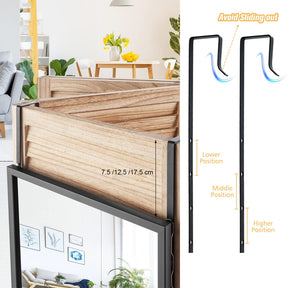 Giantex Full Length Mirror for Wall, Iron Thin Frame 108 x 36.5cm