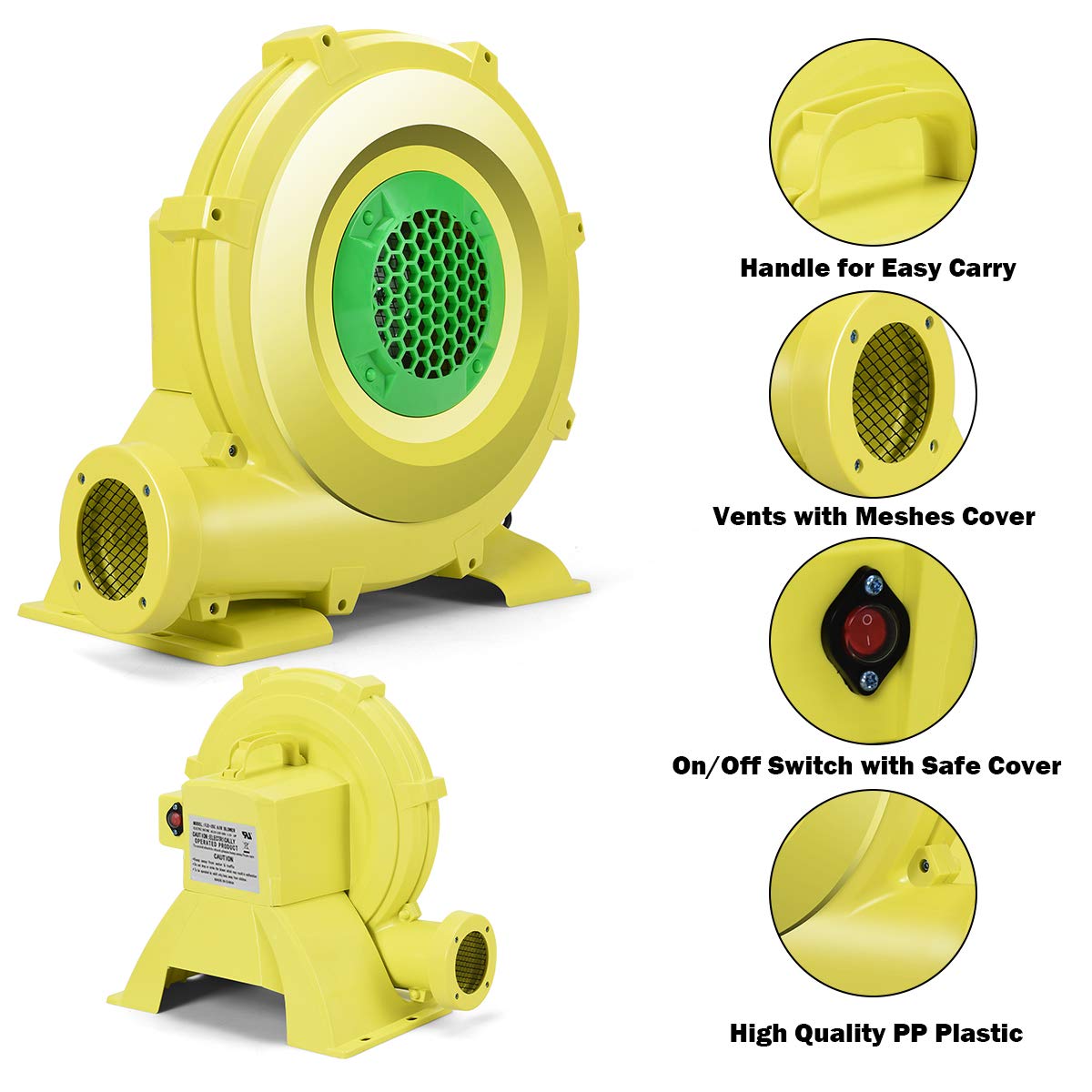 Giantex 450W/680W/750W Electric Air Blower Pump Fan