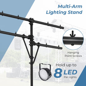 Giantex Audio Mobile DJ Light Stand, LED Light Stand