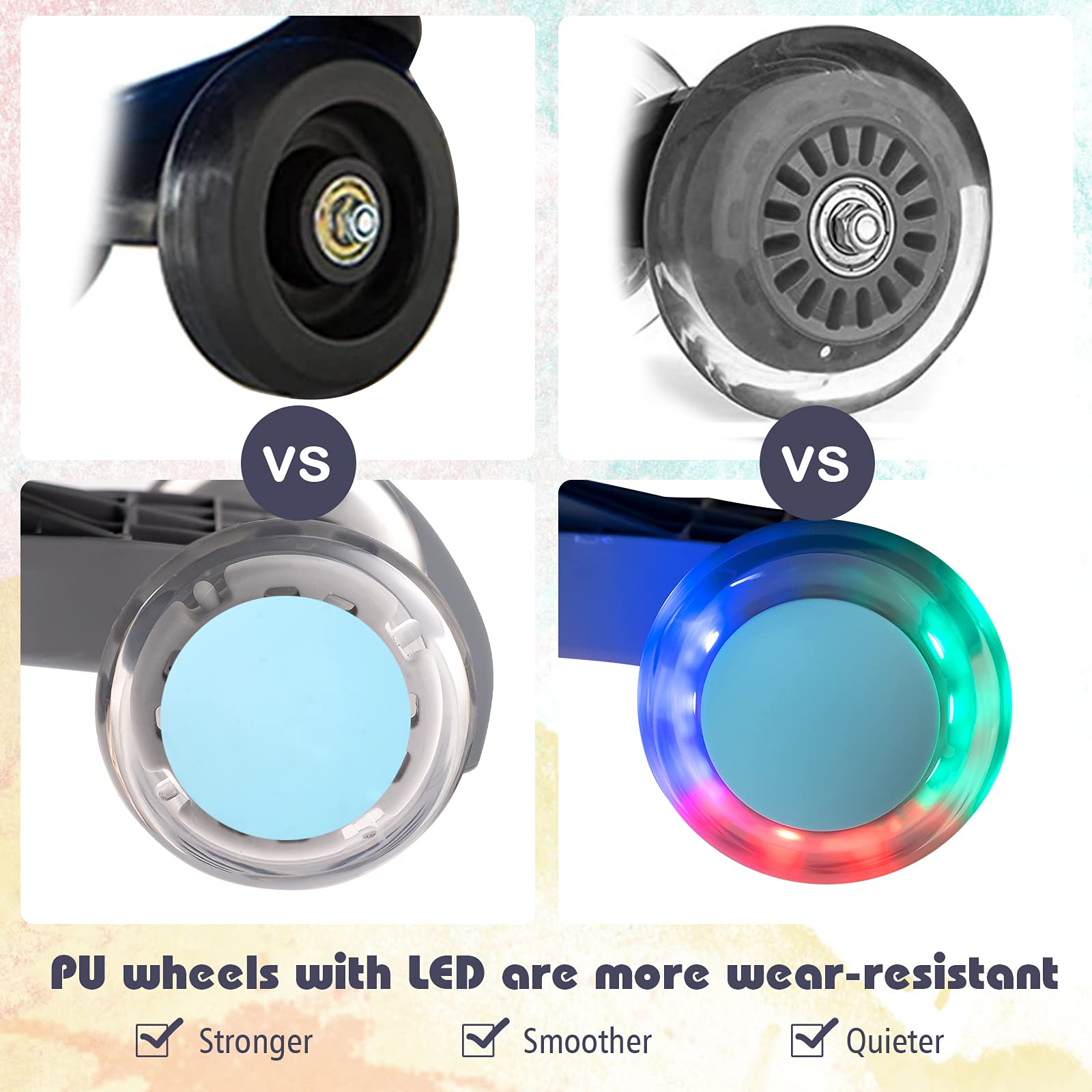 BABY JOY Wiggle Car for Kids, Swing Car with LED Flashing Wheels, No Batteries, Gears or Pedals