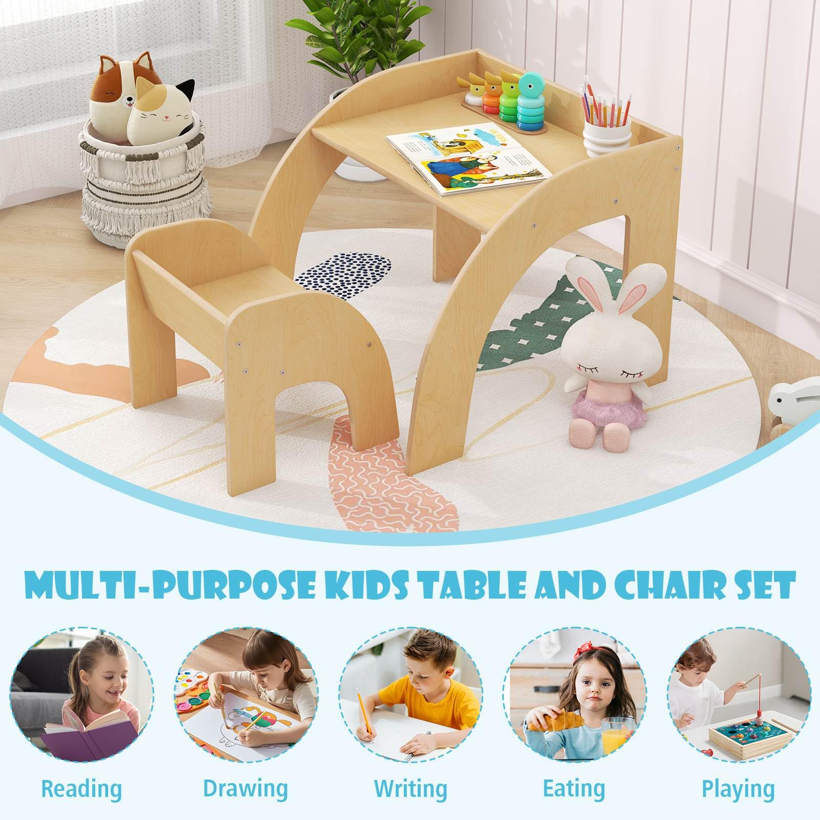 Kids Table and Chair Set