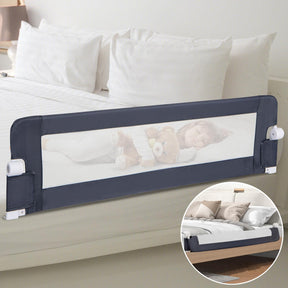 152cm x 42cm Foldable Swing Down Baby Bed Guard Rail