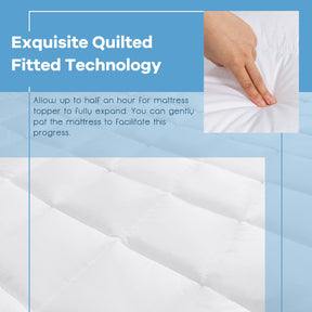 Mattress Pad Cover, Single/Double/Queen/King Size