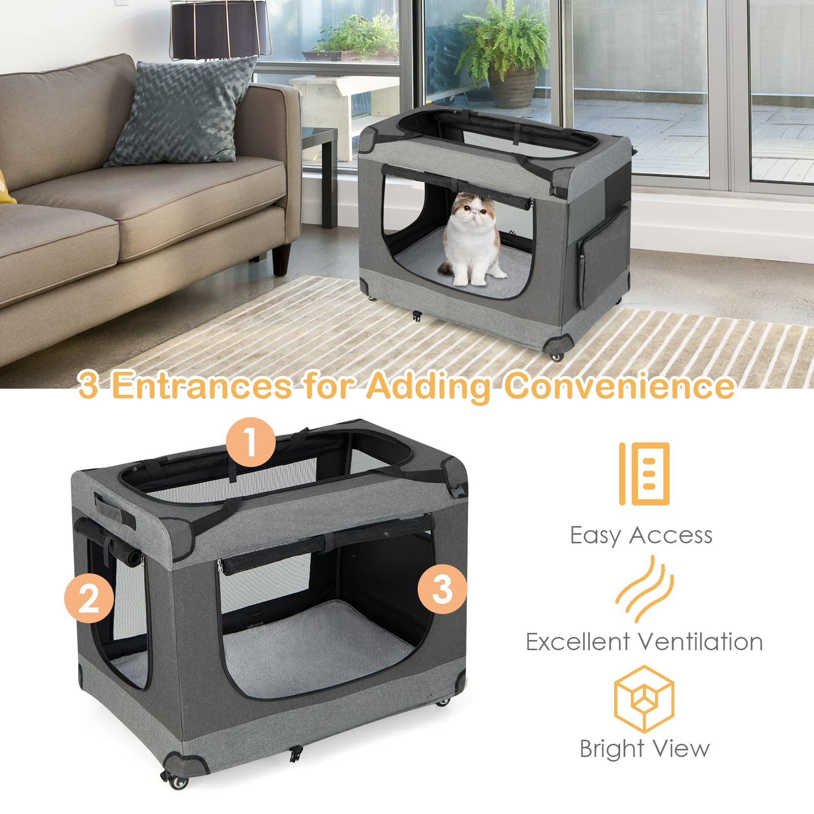 Portable Bag for All Size Cats & Medium Dogs