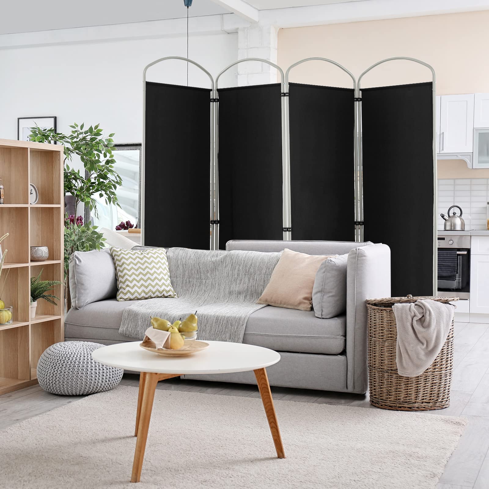 Giantex 4-Panel Room Divider, Folding Privacy Screen