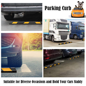 183cm Rubber Parking Block RV Trailer Wheel Tire Stopper Garage Driveway