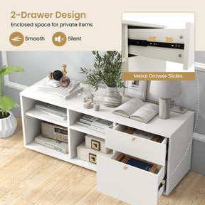 Giantex Storage Cabinet, Entryway Cabinet with 2 Drawers