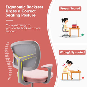 HONEY JOY Kids Desk Chair, Height Adjustable Children Study Chair