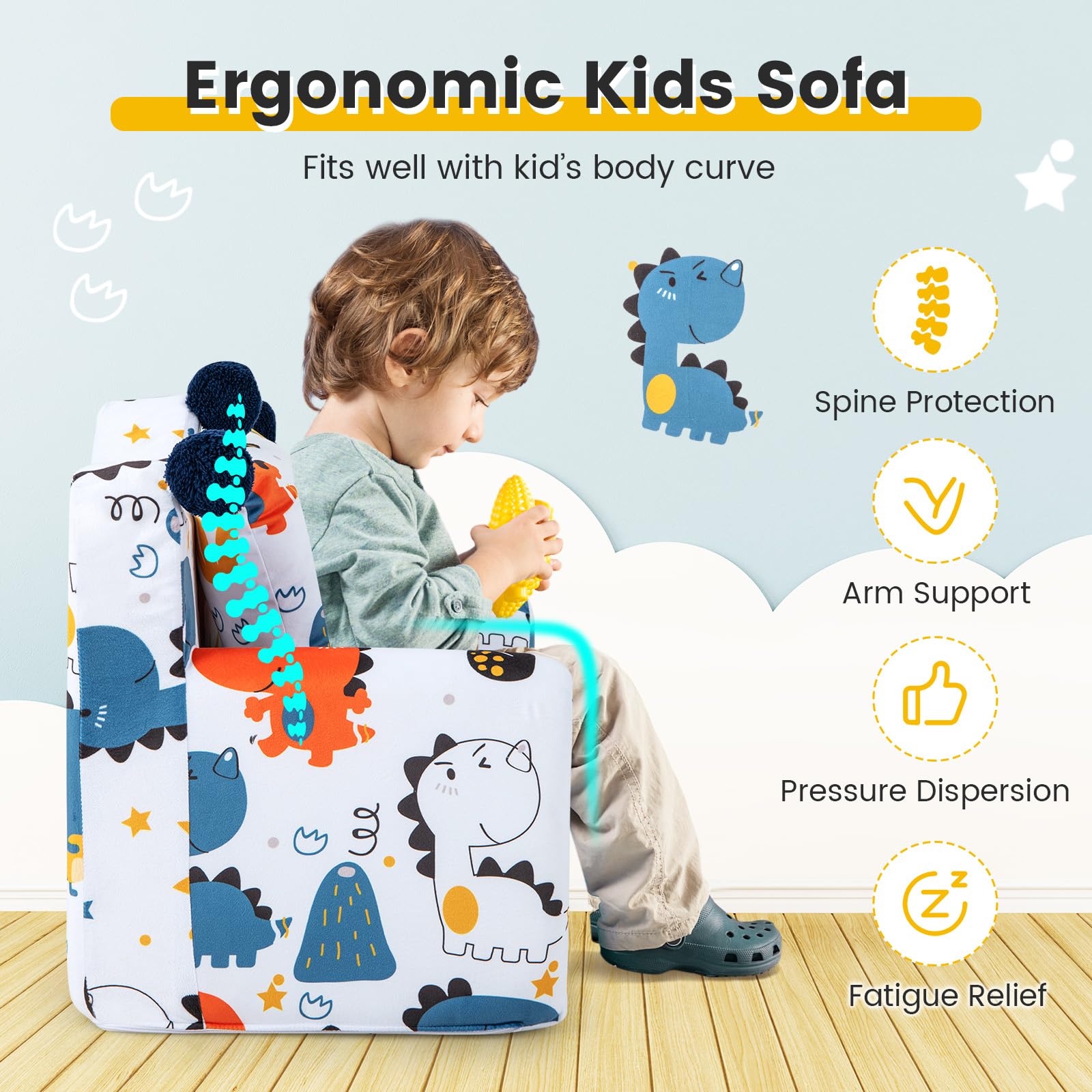 HONEY JOY Kids Sofa Chair