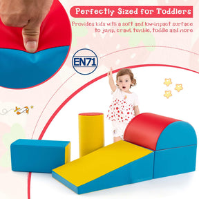 5-Piece Kids Climb & Crawl Activity Playset