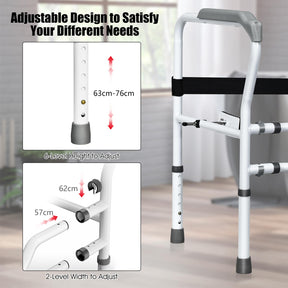 Giantex Toilet Safety Handrail, Upgraded Bathroom Grab Bars