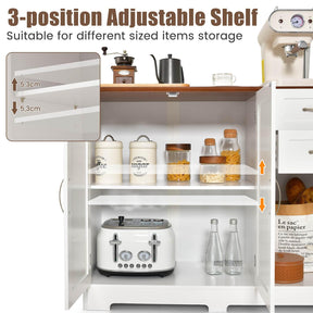 Giantex Kitchen Buffet Cabinet, Modern Storage Cabinet with with 2-Door Cabinet and 2 Drawers