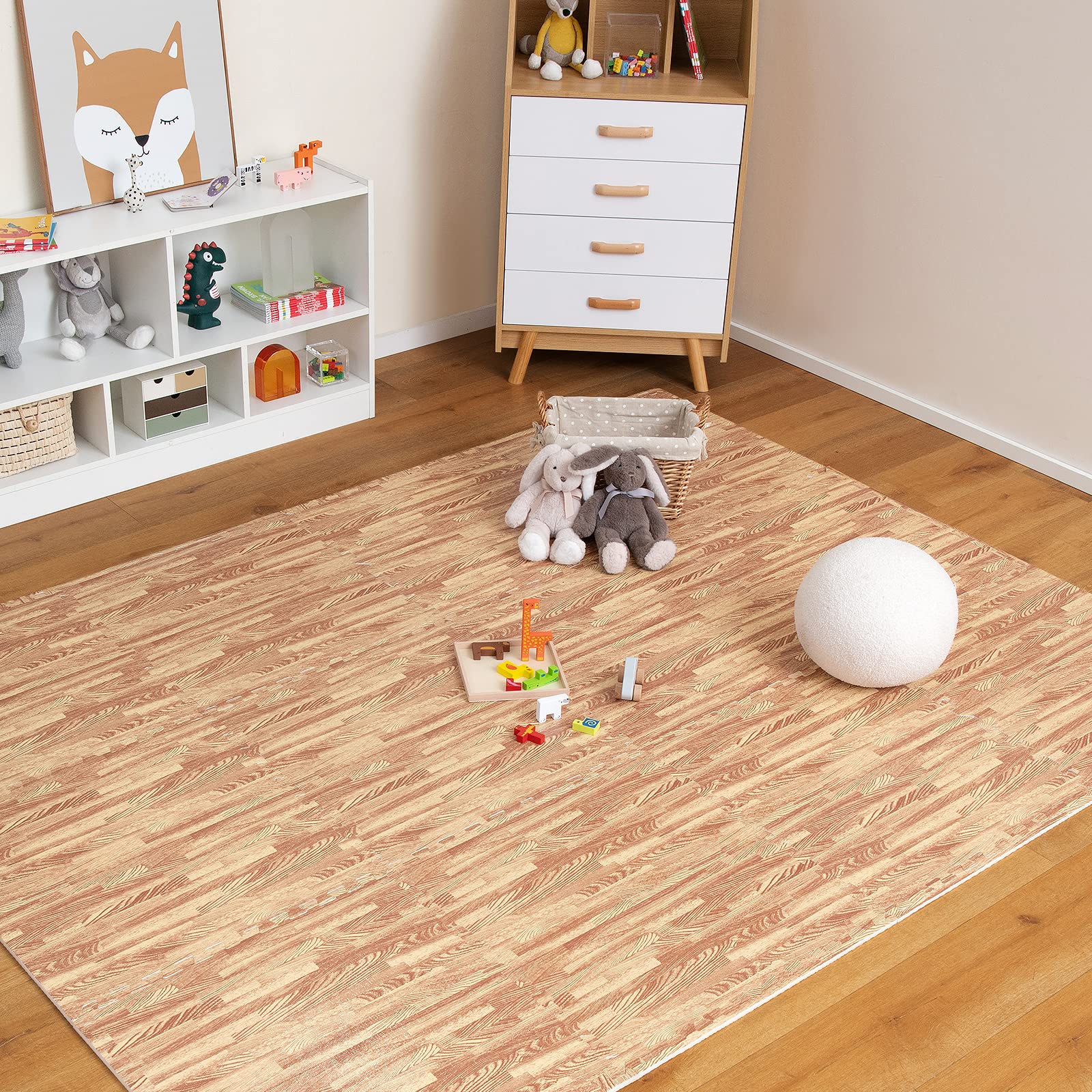 48/96 SQ FT Interlocking Foam Mats, Tiles EVA Floor Mats