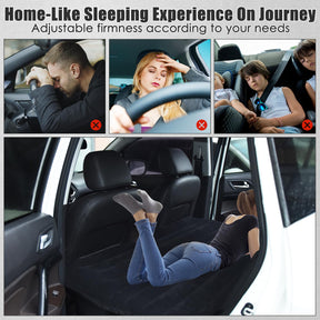 Inflatable Car Air Mattress, Backseat SUV Air Bed w/Pillow
