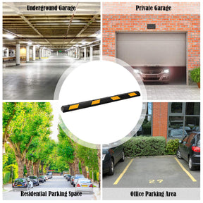 183cm Rubber Parking Block RV Trailer Wheel Tire Stopper Garage Driveway