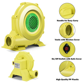 HONEY JOY 450W/680W/750W Air Blower, Bounce House Blower, Pump Fan Commercial Inflatable Bouncer Blower