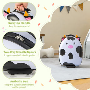 BABY JOY Kids Luggage, 16” Hard Shell Carry-On Suitcase