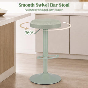 Bar Stools Set of 2, Kitchen Bar Stools w/Height Adjustment
