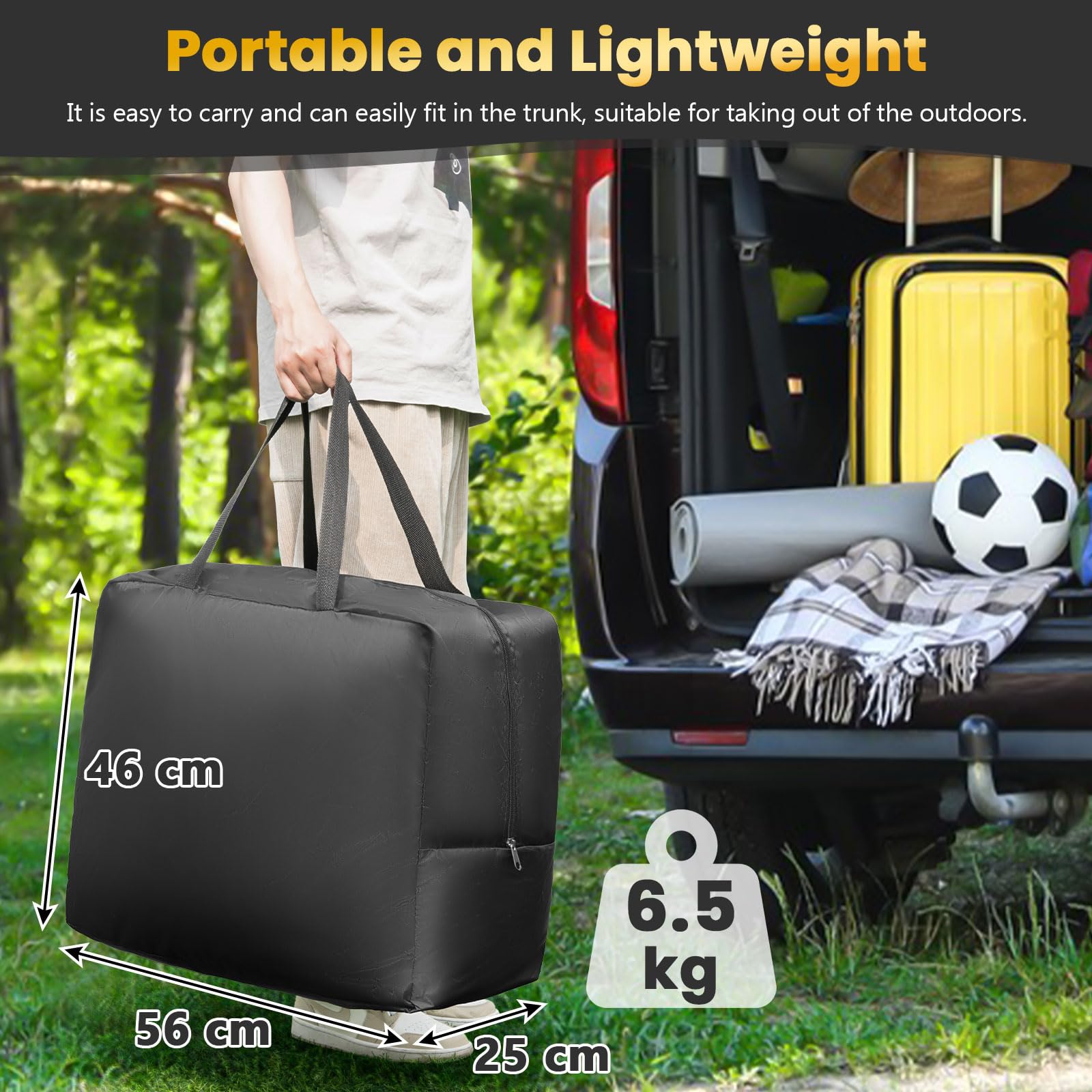 14/15/16Ft Inflatable Movie Projector Screen, Inflatable Movie Screen Outdoor with Air Blower
