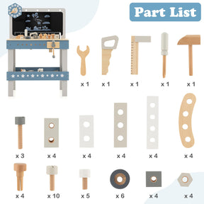 HONEY JOY Kids Play Tool Workbench Set
