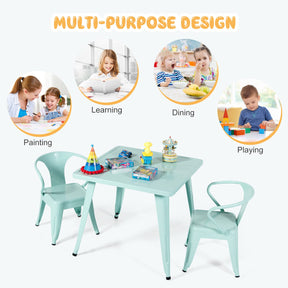 Kid’s Table and Chair Set with Adjustable Foot Pads
