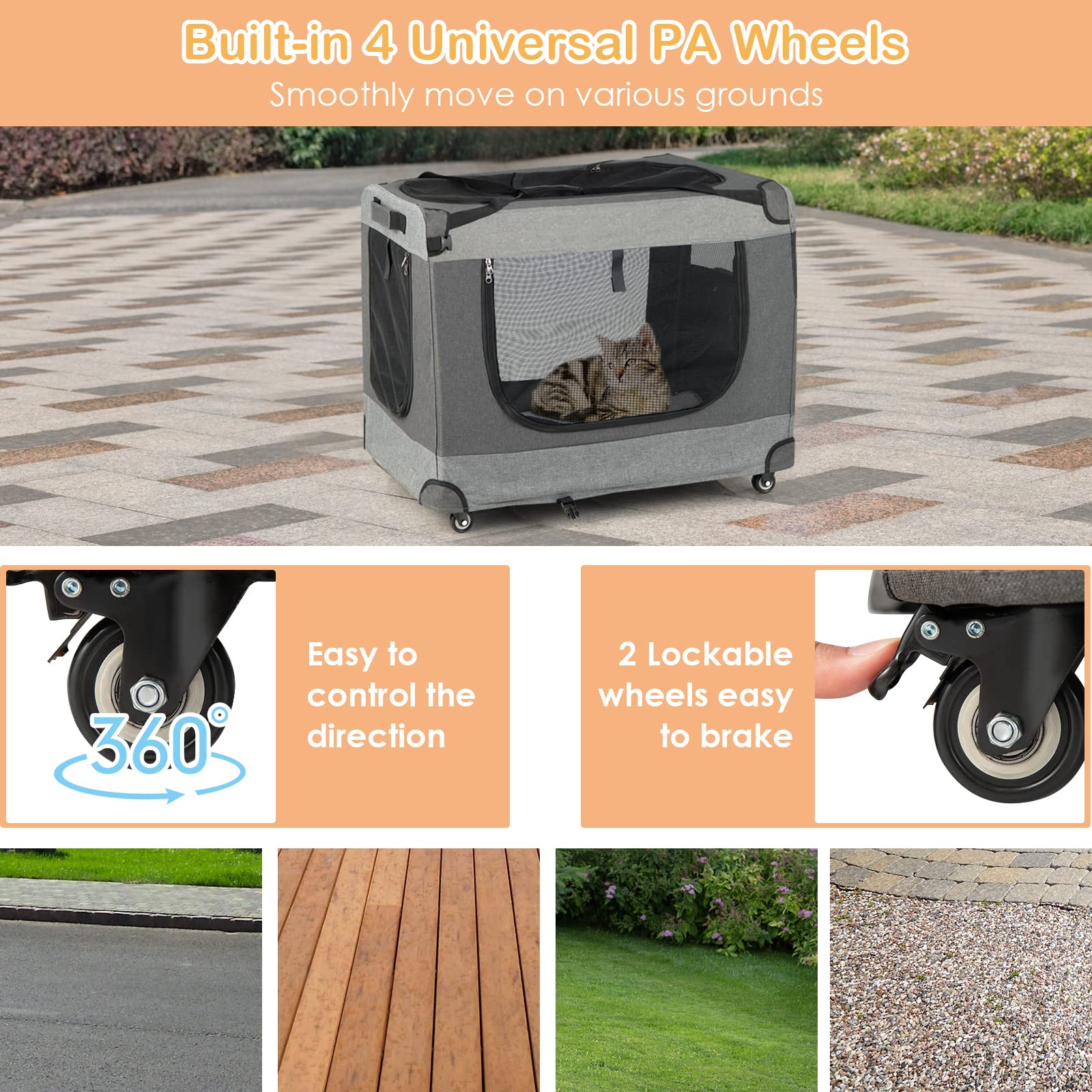 Portable Bag for All Size Cats & Medium Dogs