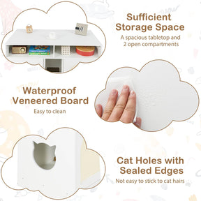 108 cm Hidden Cat Washroom Furniture w/Storage