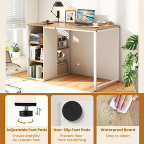 115cm Computer Desk, Modern Home Office Desk