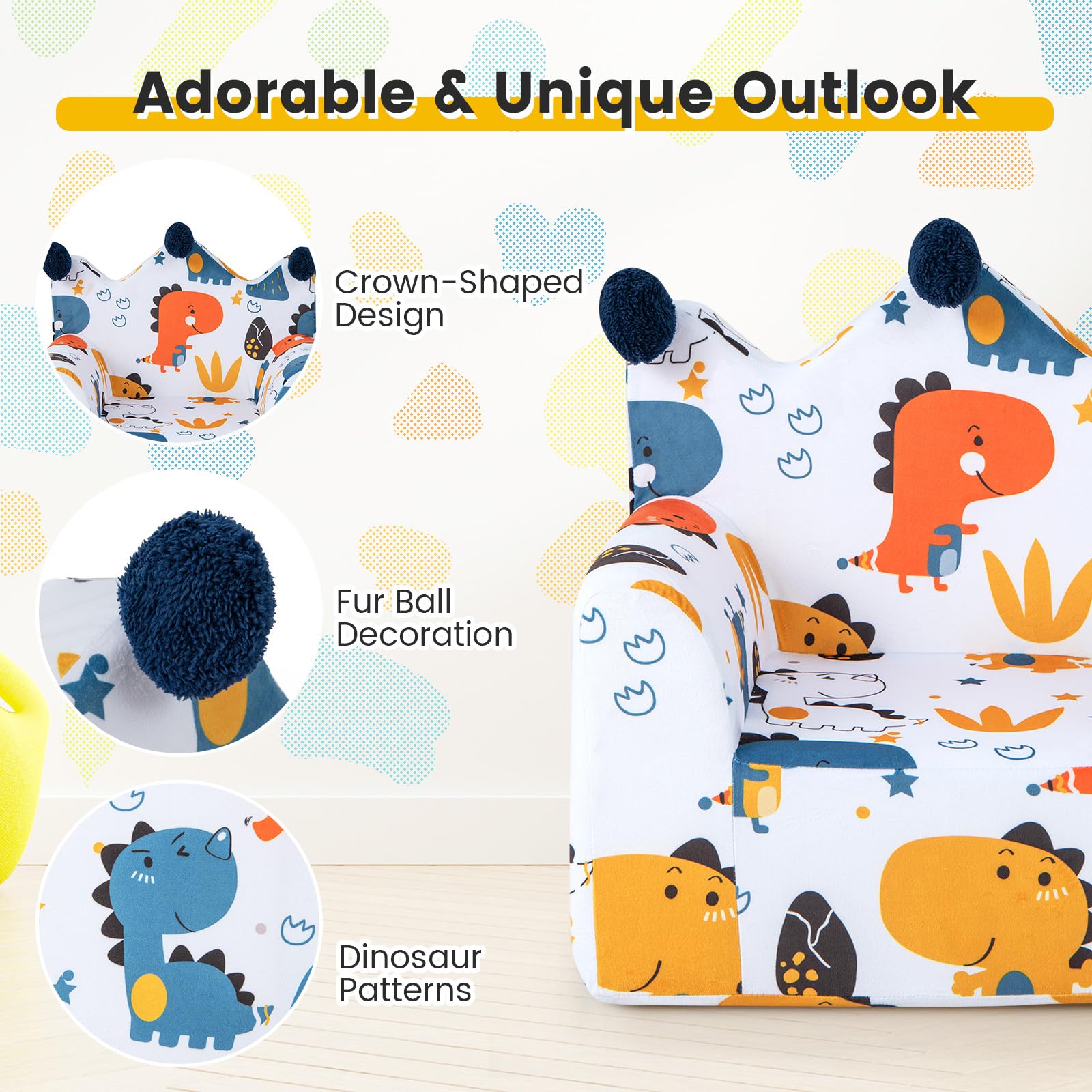 HONEY JOY Kids Sofa Chair