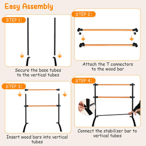 HONEY JOY Portable Ballet Barre