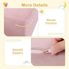 9-Piece Modular Kids Play Couch with Machine-washable Covers