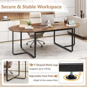 240.5cm Oval Conference Table