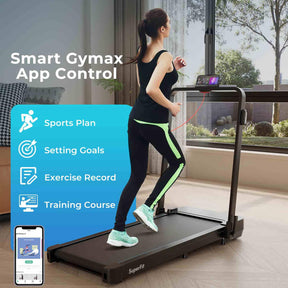 2-in-1 140 kg Capacity Under Desk Walking Pad Remote/APP Control & LED Display